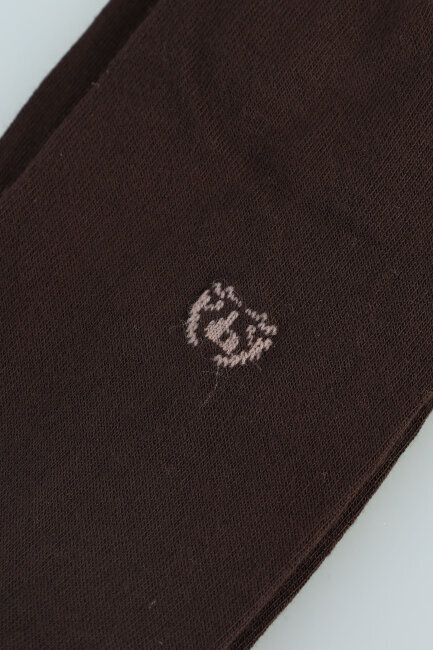 Erkek Bambu Dikişsiz Uzun Çorap Kahve - 3