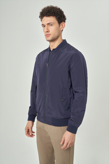 Erkek Bomber Mont Lacivert - 3