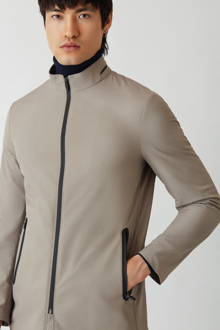 Erkek Femuarlı Cep Detaylı Camel Mont - 3