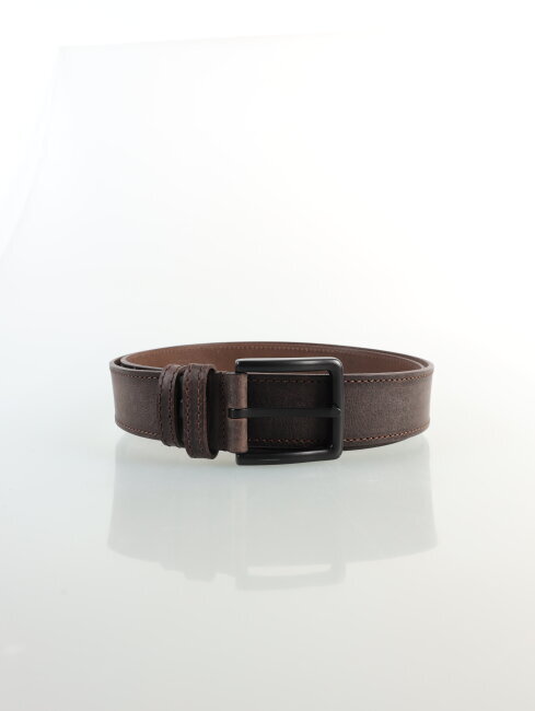 Erkek Floter Deri Kemer Kahve - 3