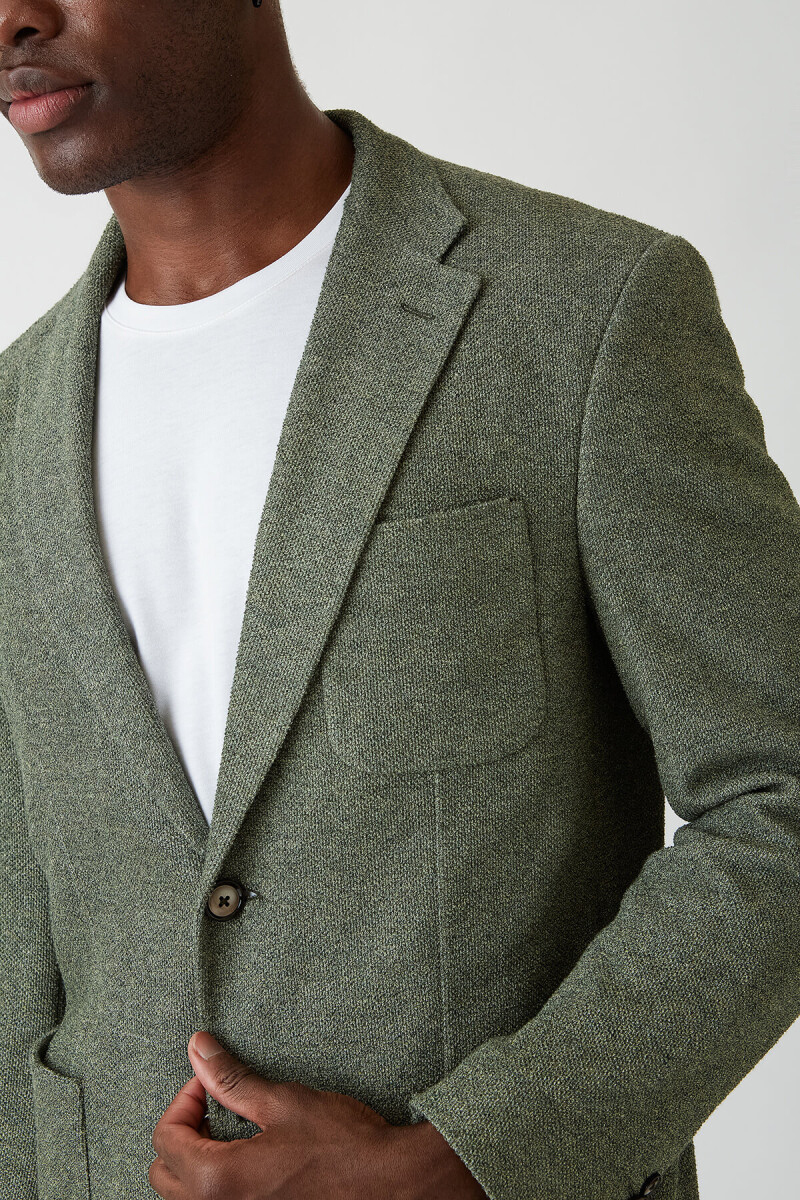 Erkek Haki 6 Drop Platinum Ceket - 3