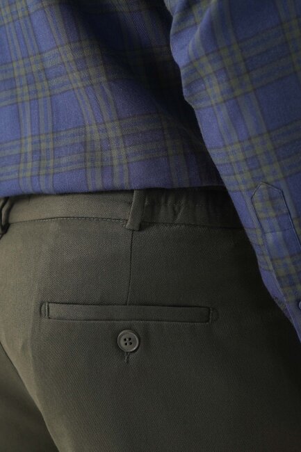 Erkek Haki Spor Jagger Pantolon  - 6