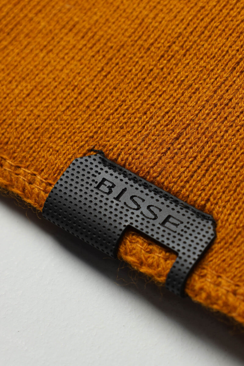 Erkek Hardal Akrilik Kaşkol Bere Seti - 8