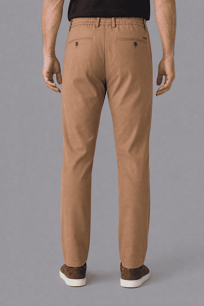 Hardal Bağcıklı Lastikli Rahat Spor Pantolon - 2