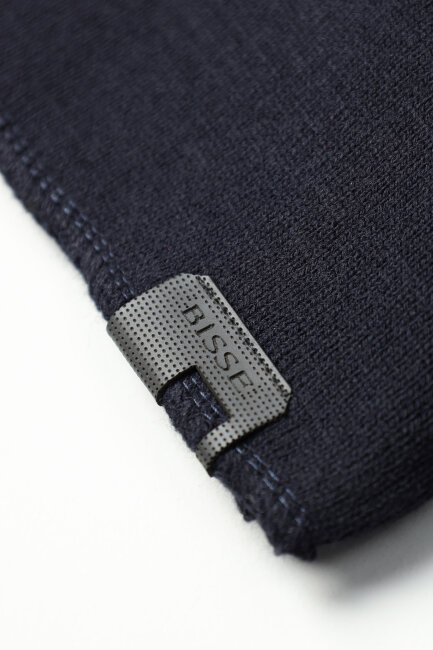 Erkek Lacivert Akrilik Atkı Bere Seti - 8