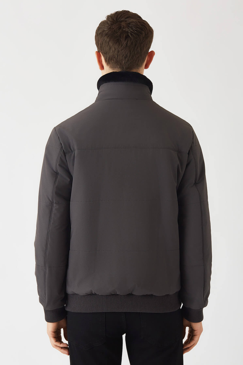 Anthracite Men's Coat - 2