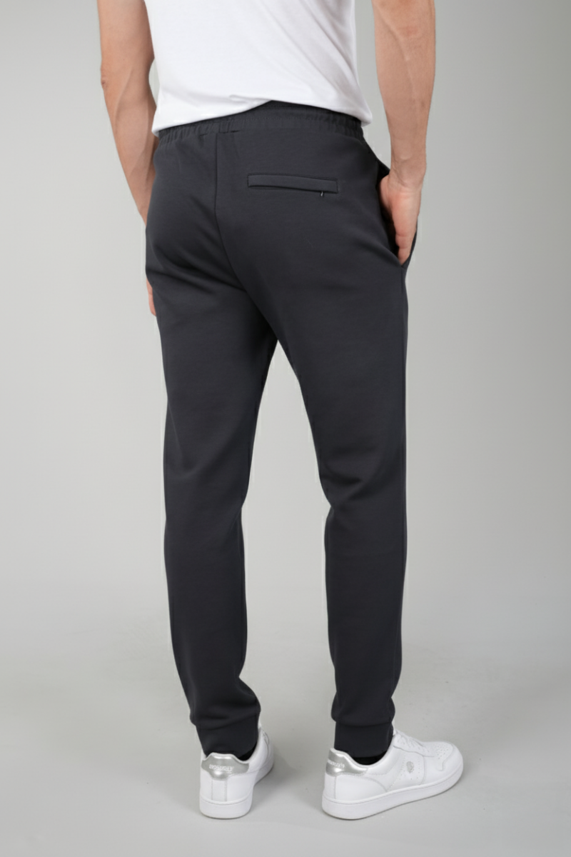 Erkek Pamuk Likralı Gri Eşofman Altı (1)