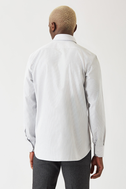 Erkek Pamuk Regular Fit Basic Klasik Gömlek - 2