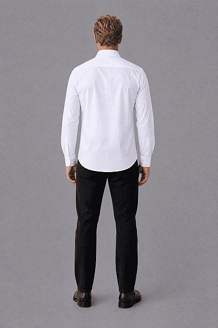 Mavi Regular Fit Polyester Klasik Gömlek (1)