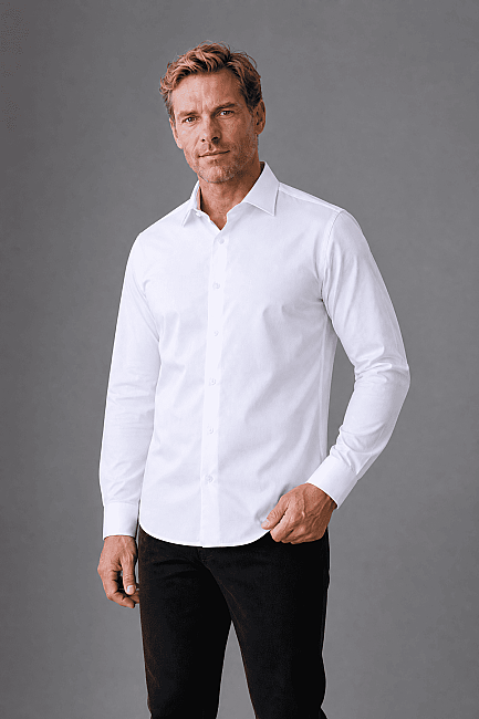 Mavi Regular Fit Polyester Klasik Gömlek
