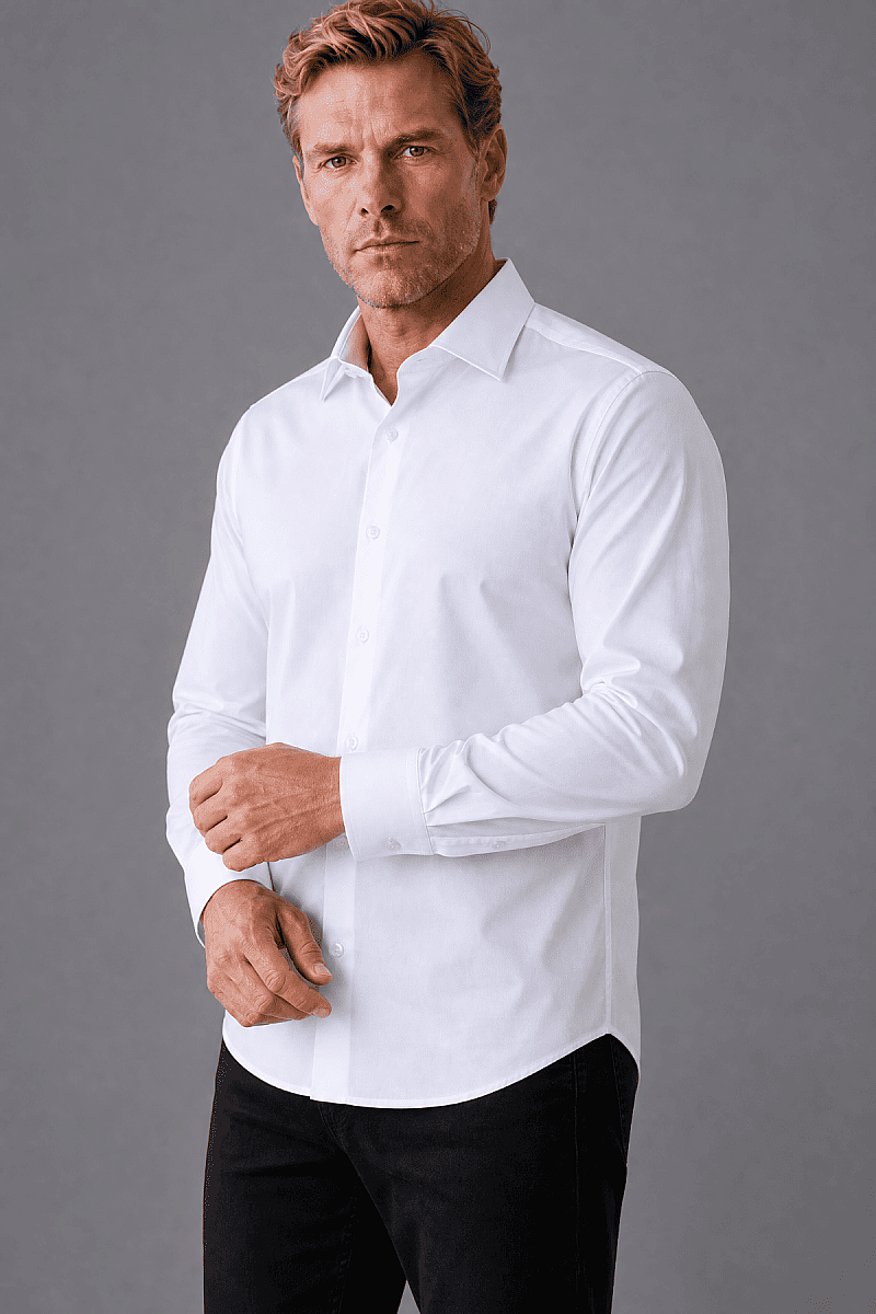 Mavi Regular Fit Polyester Klasik Gömlek - 5