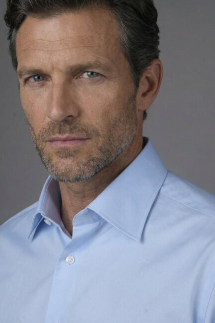 Erkek Regular Fit Klasik Z Yaka Cepsiz Gömlek Mavi - 3