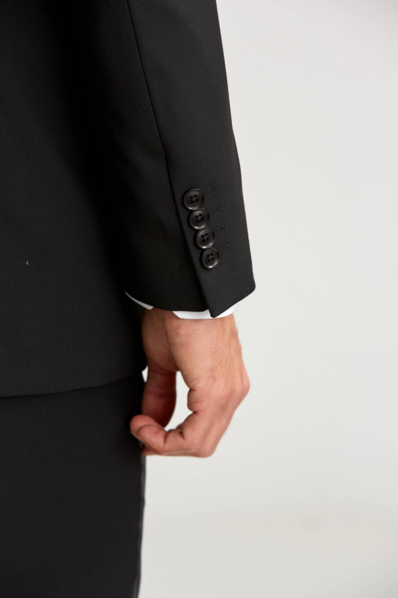 Erkek Siyah 6 Drop Ceket - 5