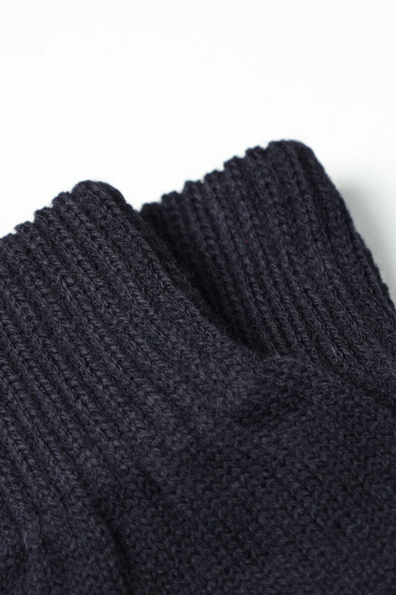 Erkek Siyah Akrilik Atkı Bere Seti - 7