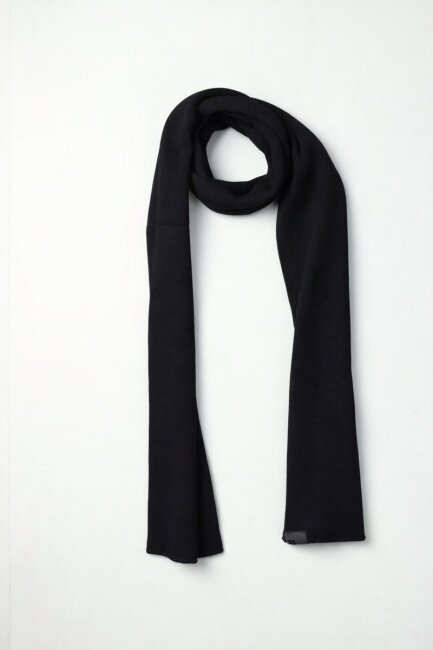 Erkek Siyah Akrilik Atkı Bere Seti - 4