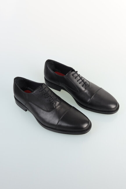 Erkek Siyah Gerçek Deri Ayakkabı - 1