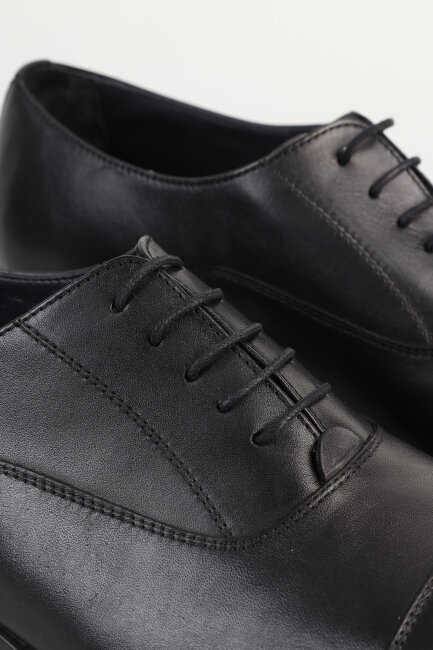 Erkek Siyah Gerçek Deri Ayakkabı - 2