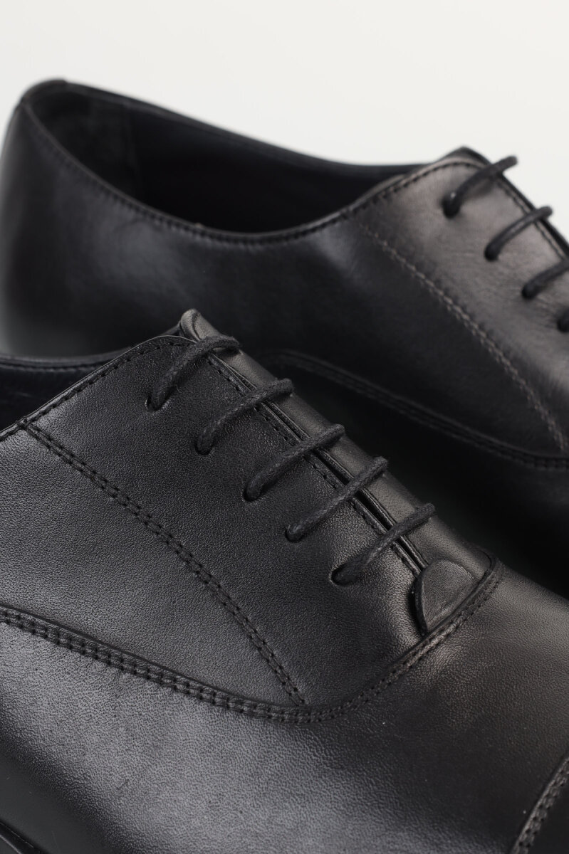 Erkek Siyah Gerçek Deri Ayakkabı - 2