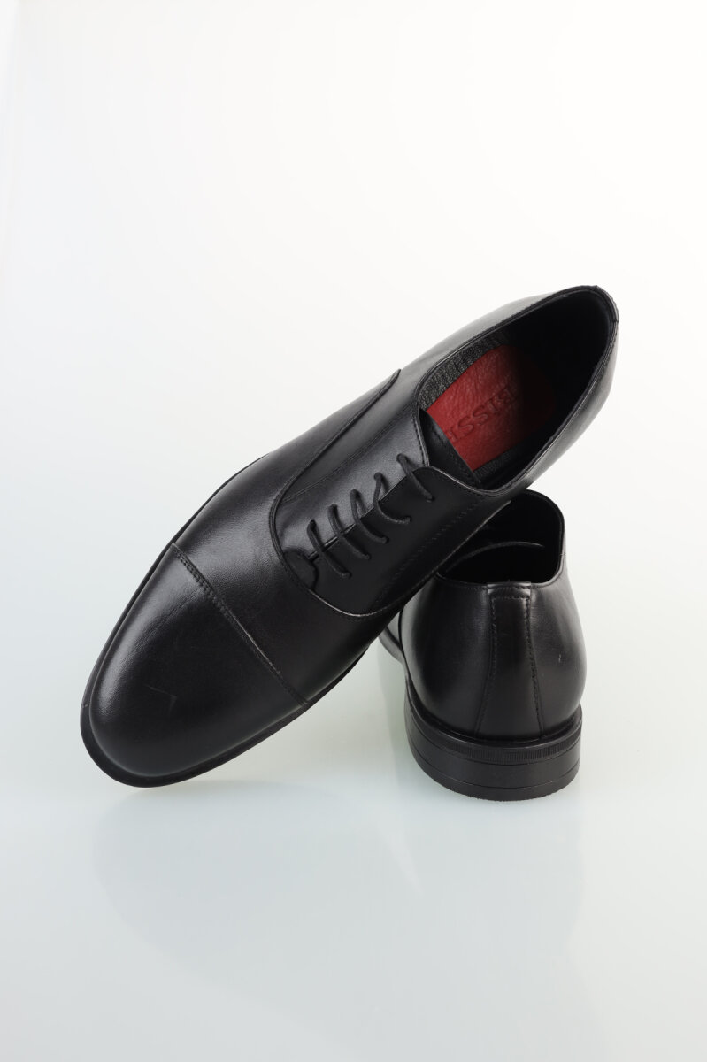 Erkek Siyah Gerçek Deri Ayakkabı - 4