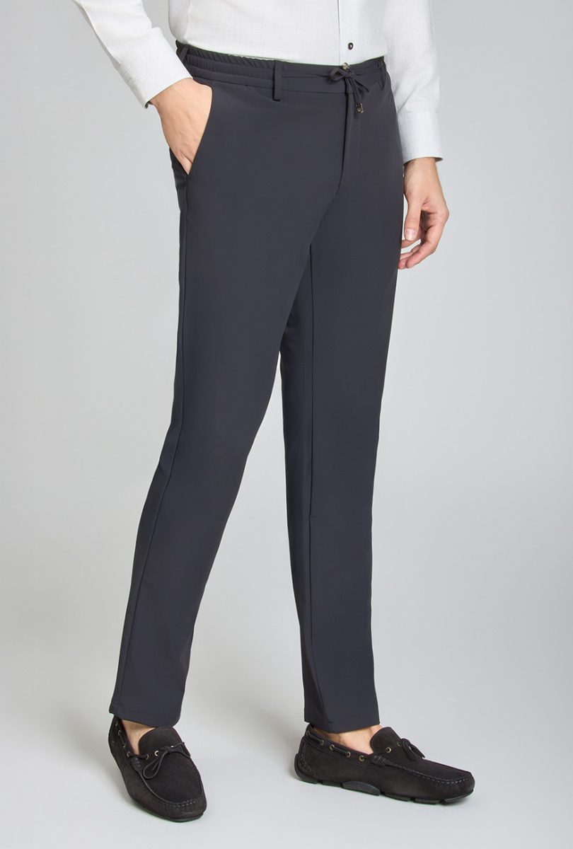 Erkek Siyah Jogger Cepli Lastikli Rahat Spor Pantolon - 3