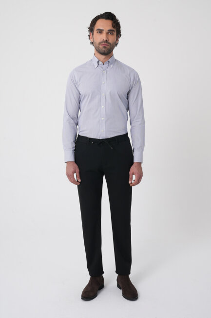 Erkek Siyah Spor Jagger Pantolon 