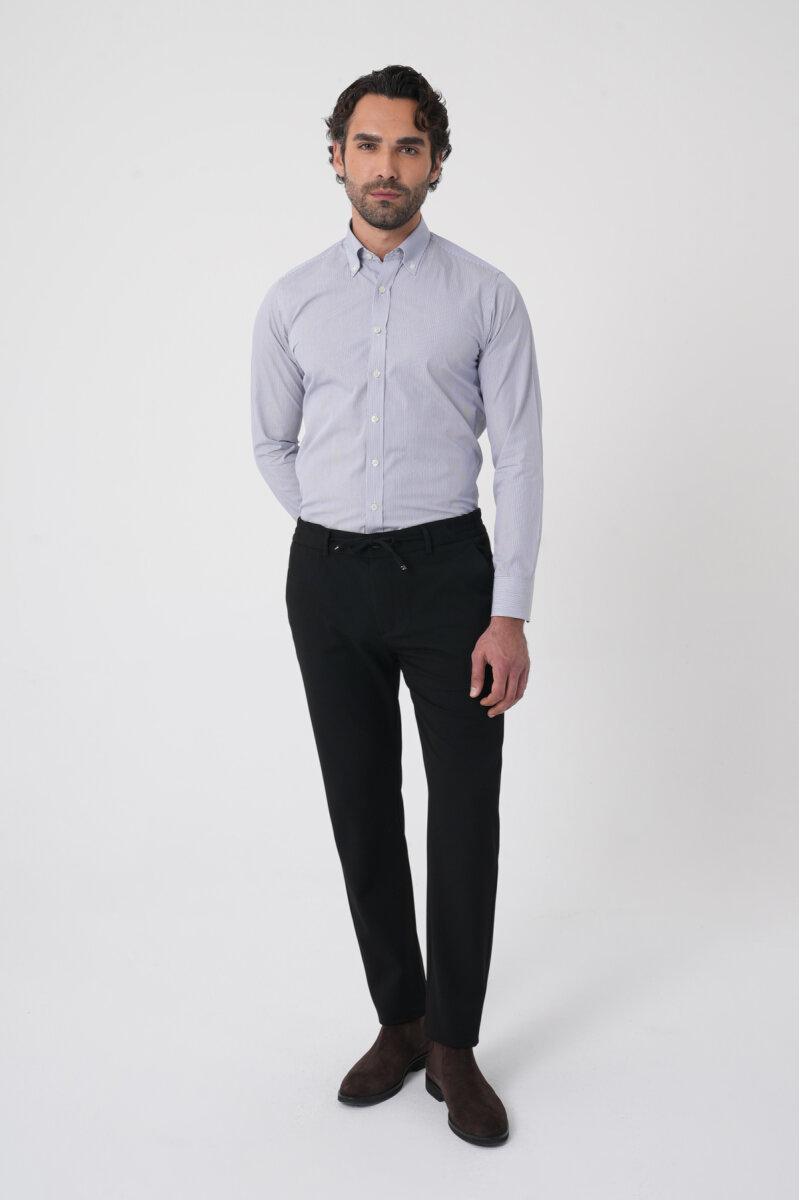 Erkek Siyah Spor Jagger Pantolon  - 2