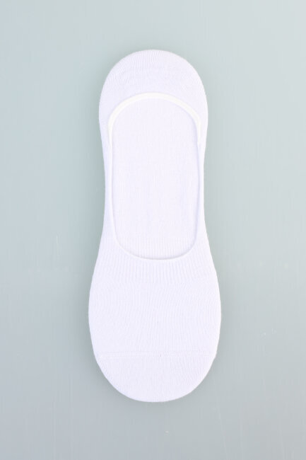 Erkek Sneaker Kısa Babet Çorap Beyaz 
