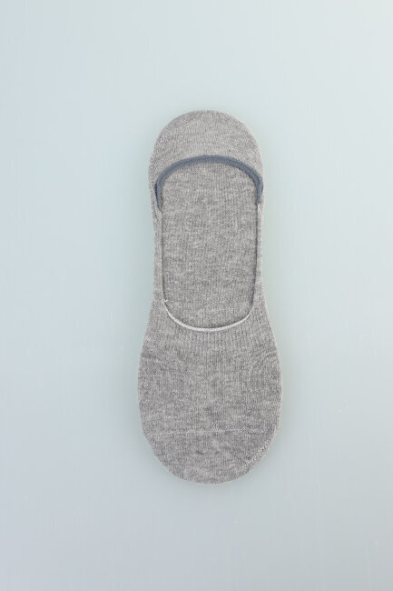 Erkek Sneaker Kısa Babet Çorap Gri 