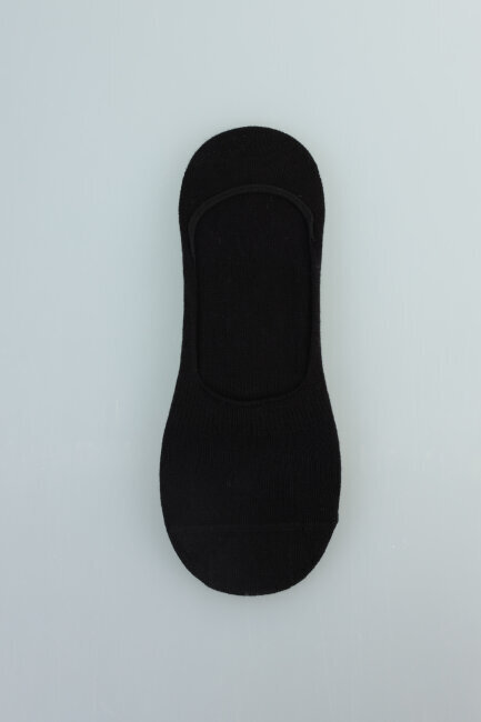 Erkek Sneaker Kısa Babet Çorap Siyah - 1