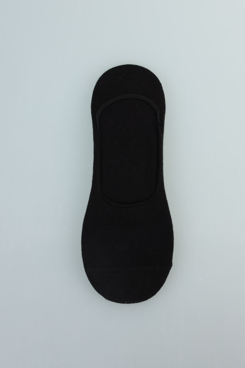 Erkek Sneaker Kısa Babet Çorap Siyah - 1