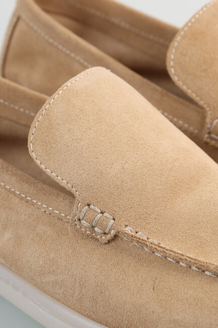 Erkek Süet Loafer Bej Ayakkabı - 2