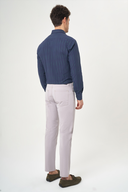 Erkek Taş Rengi 5 Cepli Spor Erkek Pantolon - 2