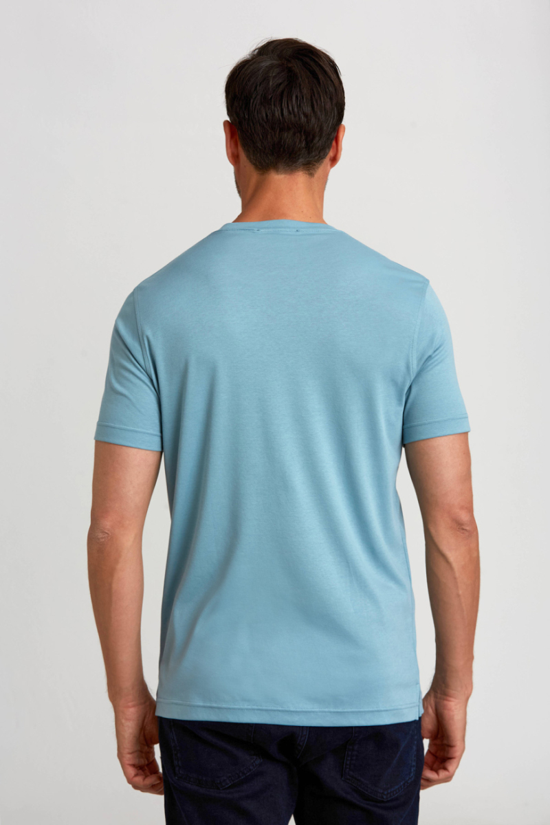 O Yaka Yeşil Erkek T-Shirt - 2