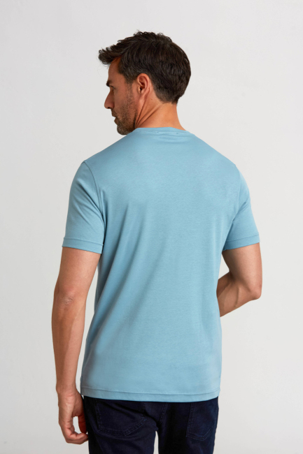 O Yaka Yeşil Erkek T-Shirt - 4