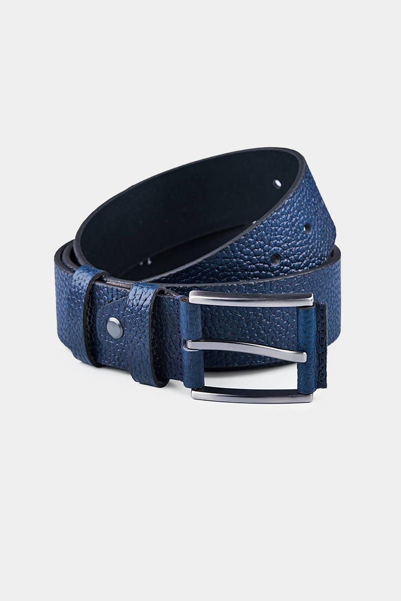 Gerçek Deri Flotter Lacivert Erkek Kemer (1)
