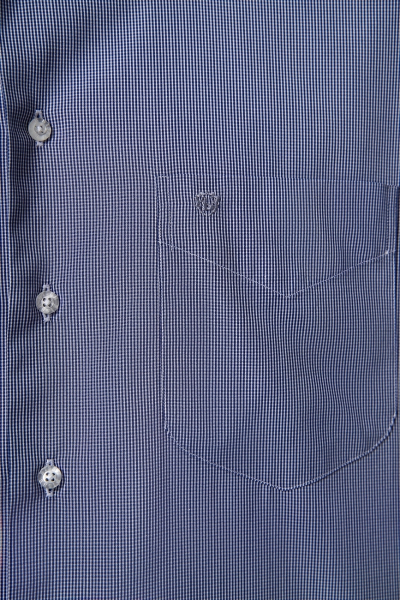 Regular Fit Lacivert Spor Basic Erkek Gömlek - 3