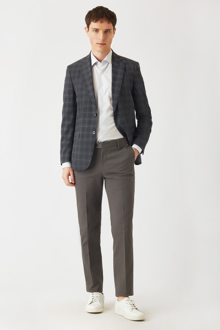 Gri 4 Cepli Spor Erkek Pantolon - 4