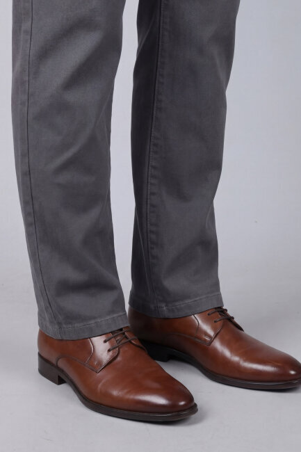 Gri Gabardin Pamuklu 5 Cepli Spor Pantolon - 5