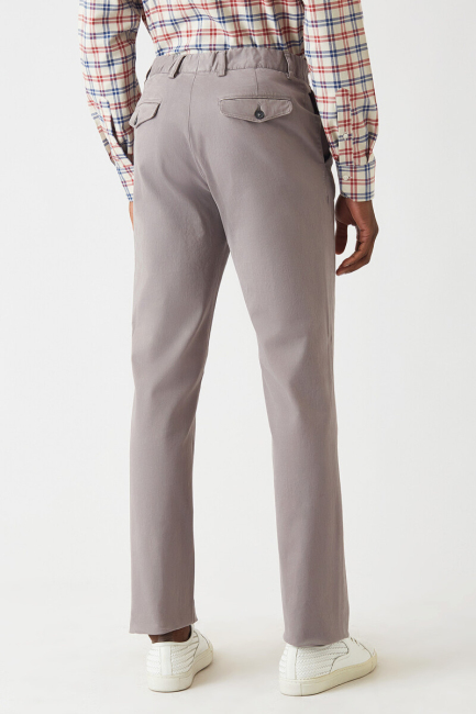 Gri Lastikli 4 Cepli Erkek Pantolon - 2