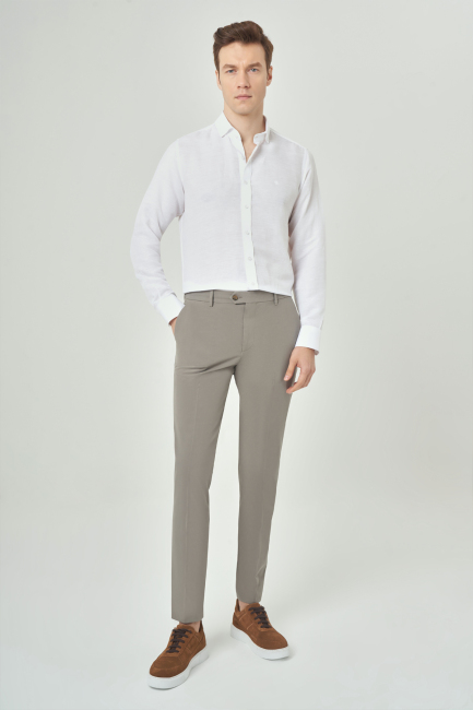 Haki Pamuk 4 Cepli Spor Erkek Pantolon - 4