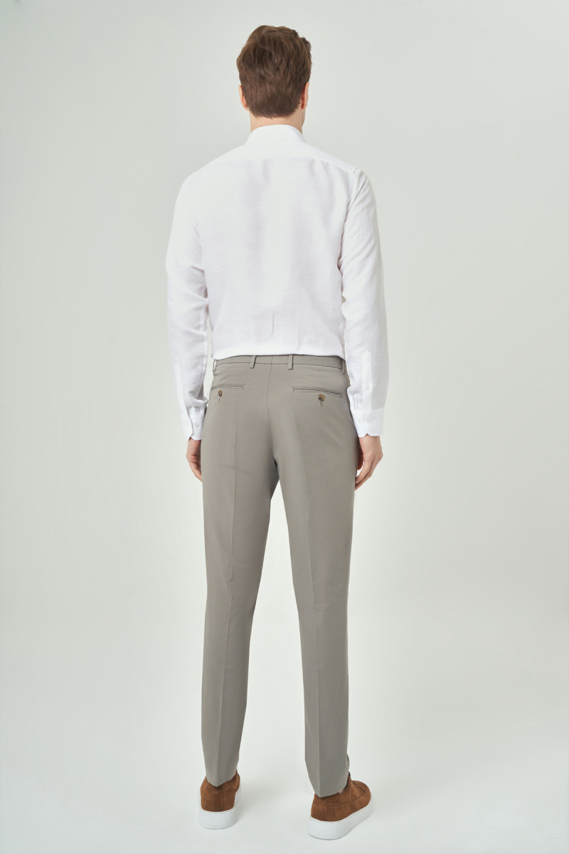 Haki Pamuk 4 Cepli Spor Erkek Pantolon - 2