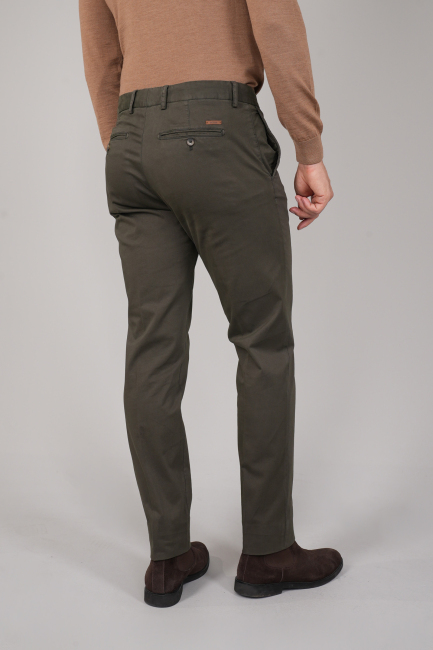 Haki Pamuklu 4 Cepli Erkek Basic Spor Pantolon (1)