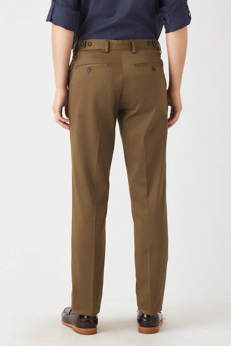 Haki Saten 4 Cepli Spor Erkek Pantolon - 2