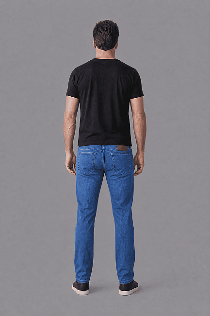 Pamuk Denim Cepli Indigo Pamuklu Pantolon Jean (4)