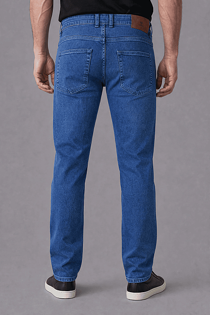 Pamuk Denim Cepli Indigo Pamuklu Pantolon Jean (1)
