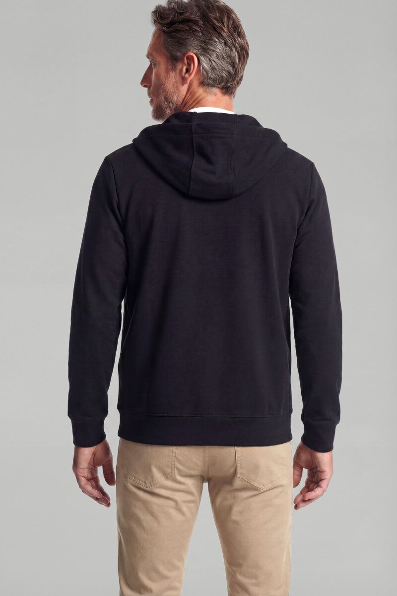 Erkek Pamuk Siyah Eşofman Üstü - 5