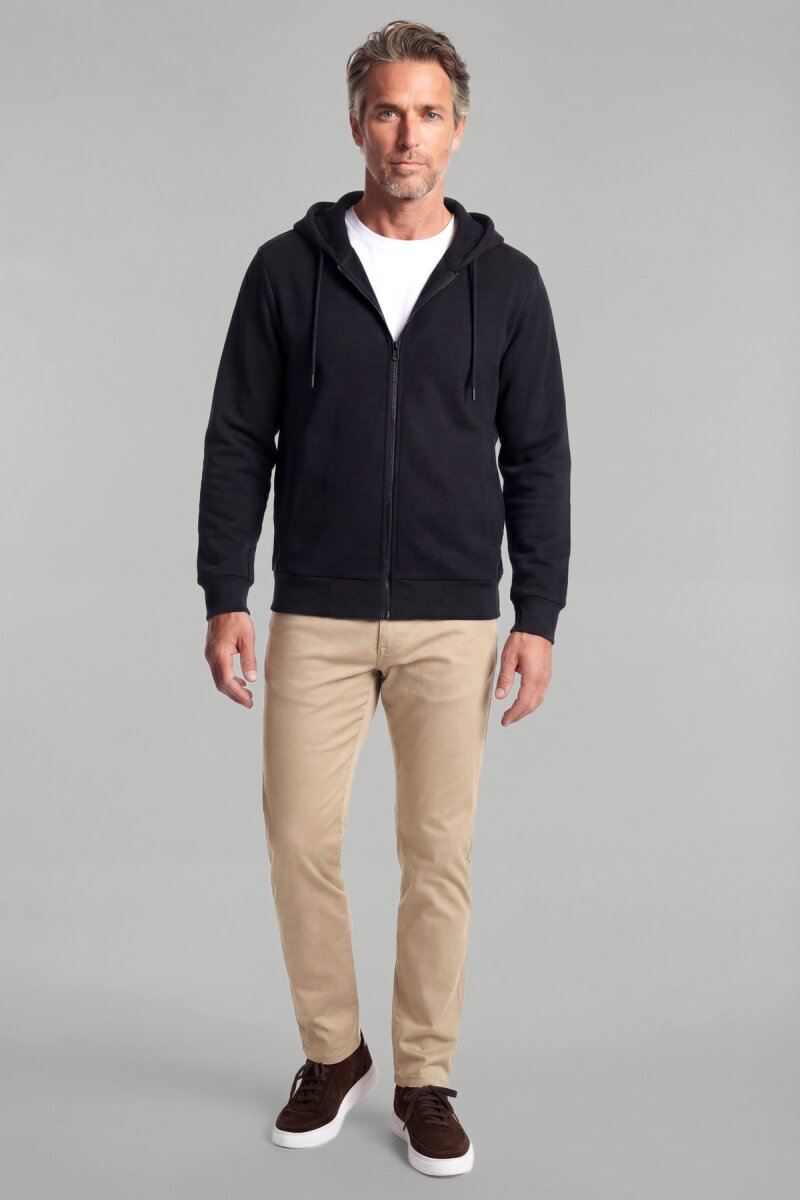 Erkek Pamuk Siyah Eşofman Üstü - 6