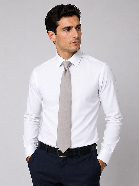 Silk Tie Mendil Suit Beige (1)