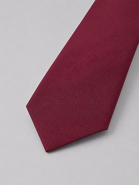 Silk Tie Mendil Suit Burgundy (2)