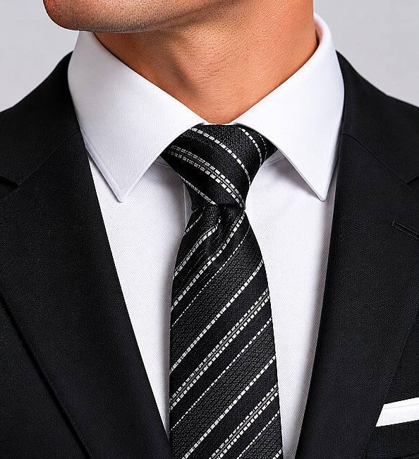 Silk Tie Mendil Suit Grey (2)
